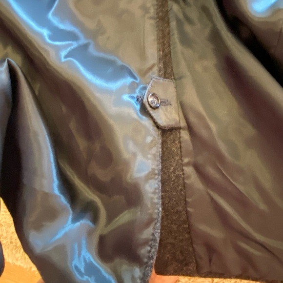 John Christian Collection International Mens Charcoal Gray Wool Coat / Size L - Picture 16 of 16